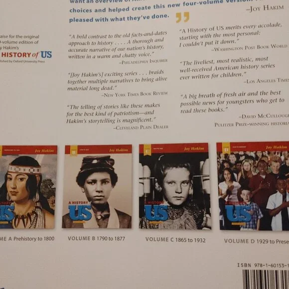 A History of Us - Volume A- Prehistory to 1800 - Joy Hakins - Brand New - Picture 9 of 9